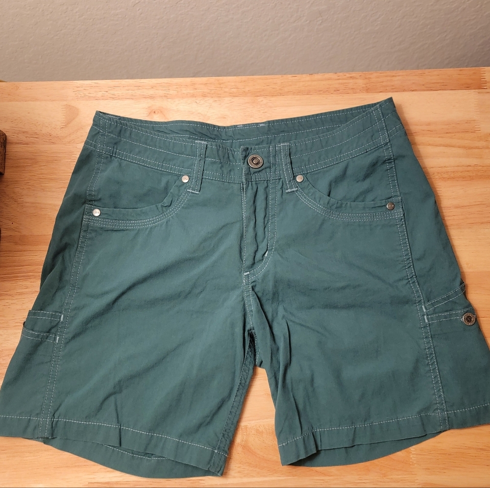 Kuhl Blue/Green Cargo Shorts
